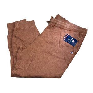 Champion Soft Knit Casual Drawstring Pocket Jogger Pants Sz 3XL Womens Brown